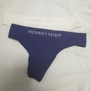 2 VS PINK Thong Panties